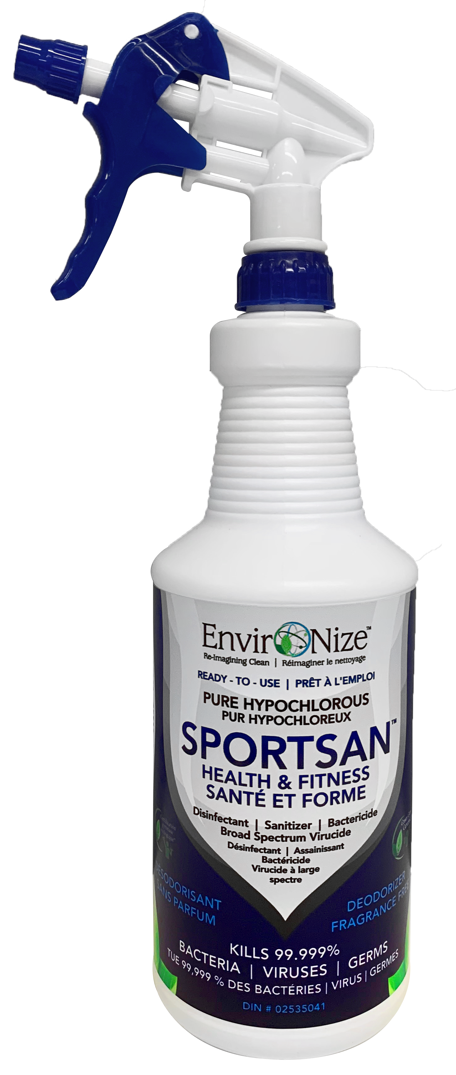 Sportsan Health & Fitness Disinfectant 1000ml Bottle