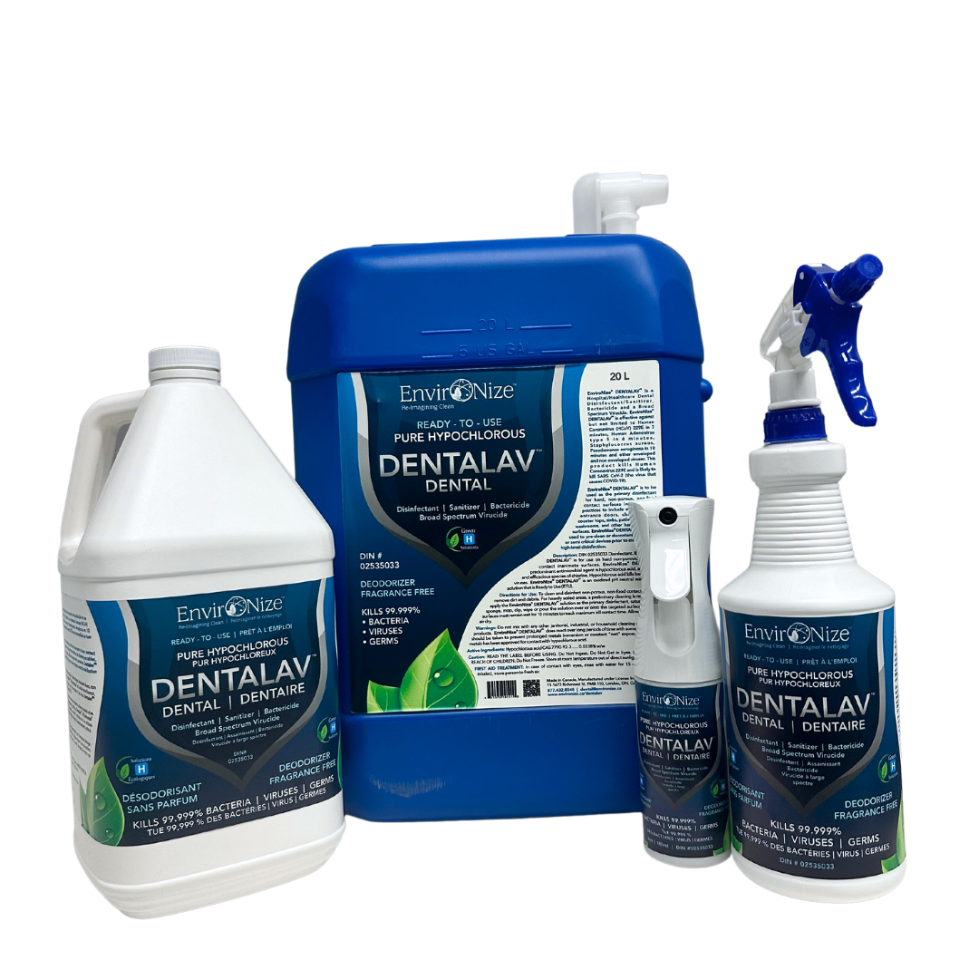 Hypochlorous Acid Dental Disinfectant Group bottles