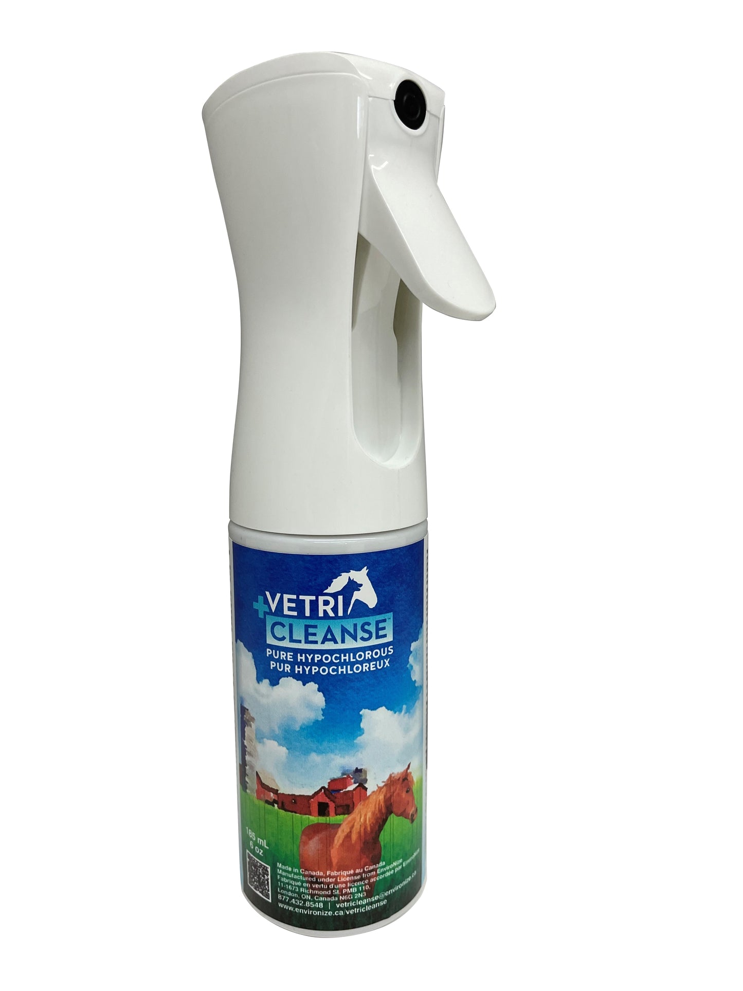 Hypochlorous Pet Care Spray pump spray 185ml Bottle