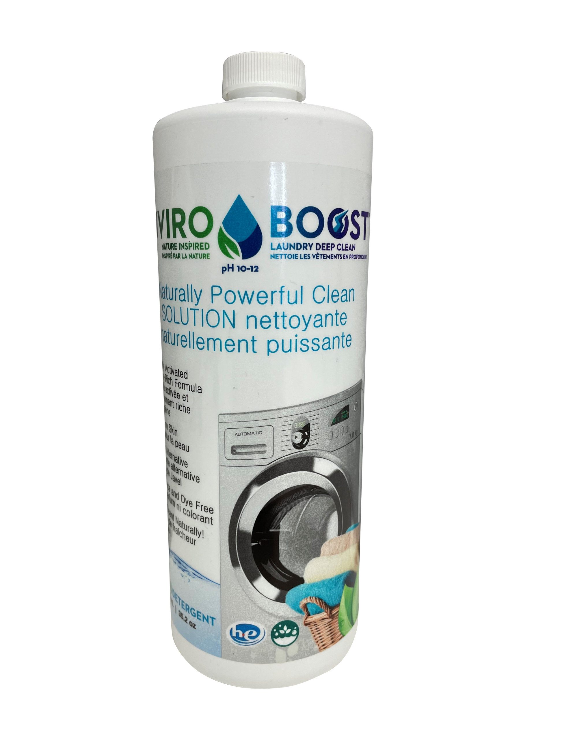 Phosphate-free detergent laundry booster