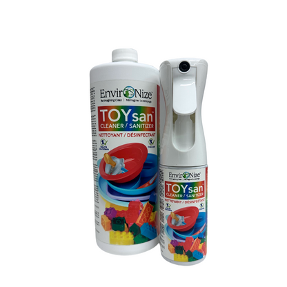 185ml and 1L refill Hypochlorous Acid Toy Sanitizer and Cleaner