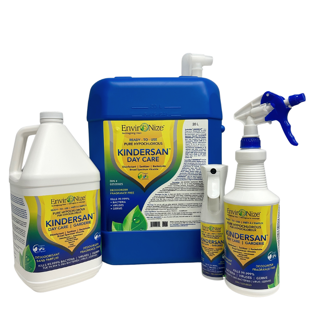 Hypochlorous Acid Childcare Disinfectant products