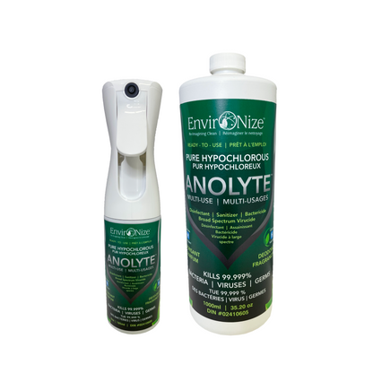 Anolyte Hypochlorous Acid Multi-Use Disinfectant